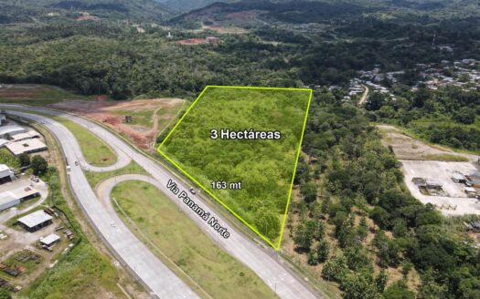 Vendo terreno de 3 hectáreas en la Carretera Panamá Norte – MLS 18861