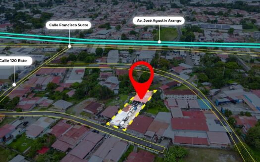 Terreno con galera semi Abierta en Juan Diaz – MLS 20997