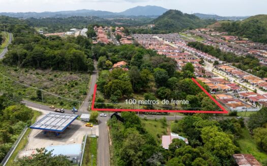 Terreno en venta en Vía Chapala, Arraiján – Frente a gasolinera Delta – MLS 22621