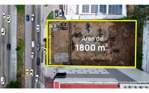 Se Alquila Terreno de 1,800 m2 frente a Ave. Ricardo J. Alfaro – MLS 22324