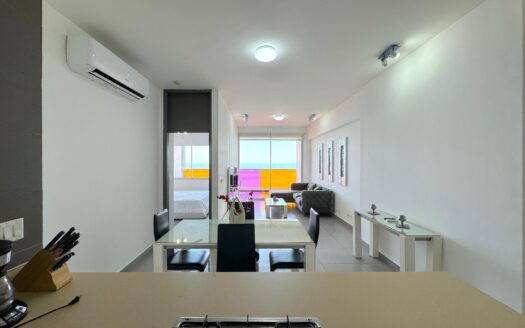 Hermoso apartamento para la venta de 2 habitaciones amoblado en Av.Balboa – MLS 22997