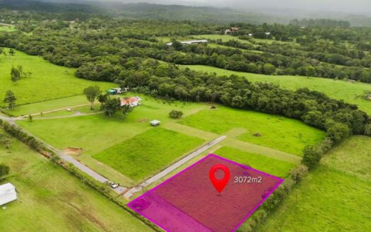 Lote 3,072m² – Potrerillos Arriba, Chiriquí – MLS 23192