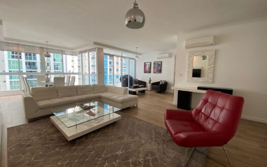 Apartamento Amoblado de 3 habitaciones a pasos de la Ave. Balboa – MLS 23833