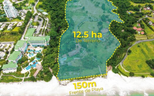 Terreno para Desarrollo de Hotel o Urb. Privada de Playa frente al Mar – MLS 14310