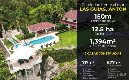 Terreno para Desarrollo de Hotel o Urb. Privada de Playa frente al Mar – MLS 14310