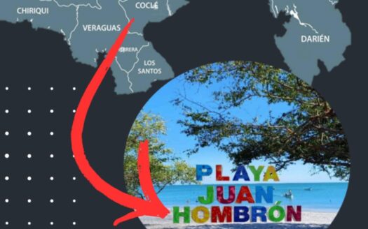 TERRENO FRENTE AL MAR EN VENTA EN JUAN HOMBRÓN COCLE, PANAMÁ – MLS 23393